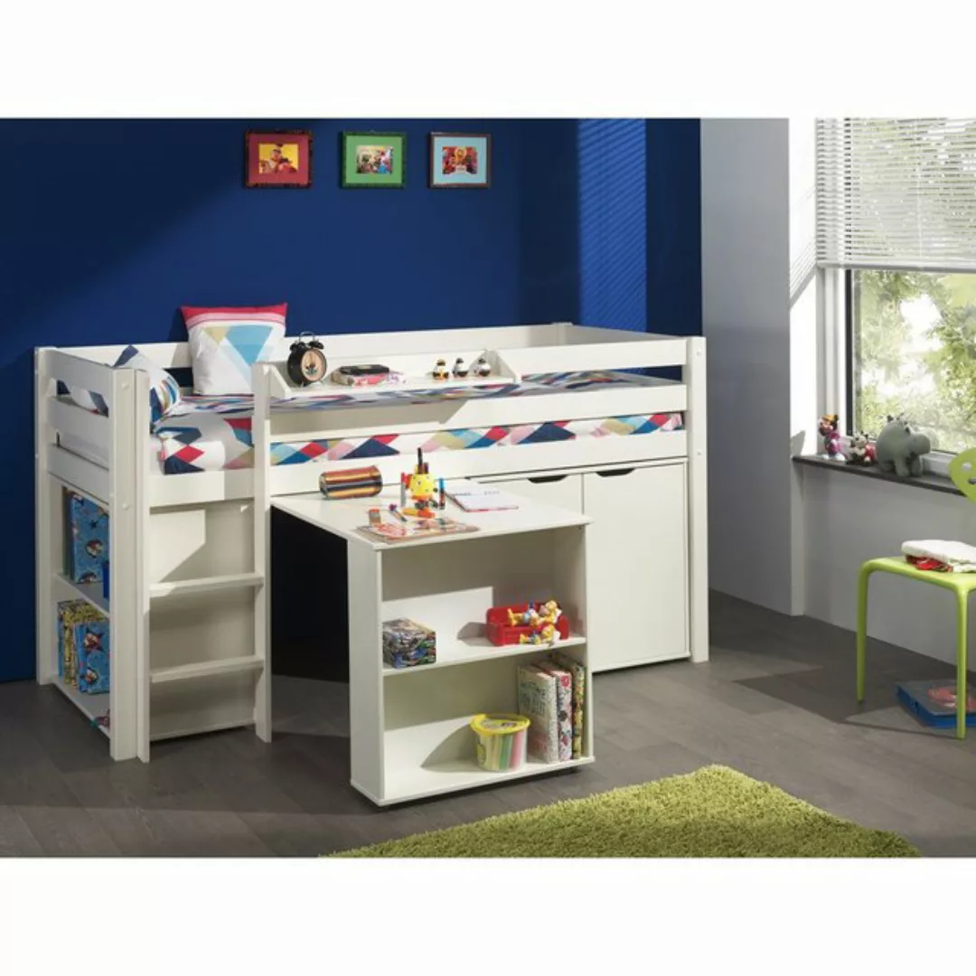 Kinderzimmer Kombination mit Hochbett PINOO-12 incl. Schreibtisch, Regal un günstig online kaufen