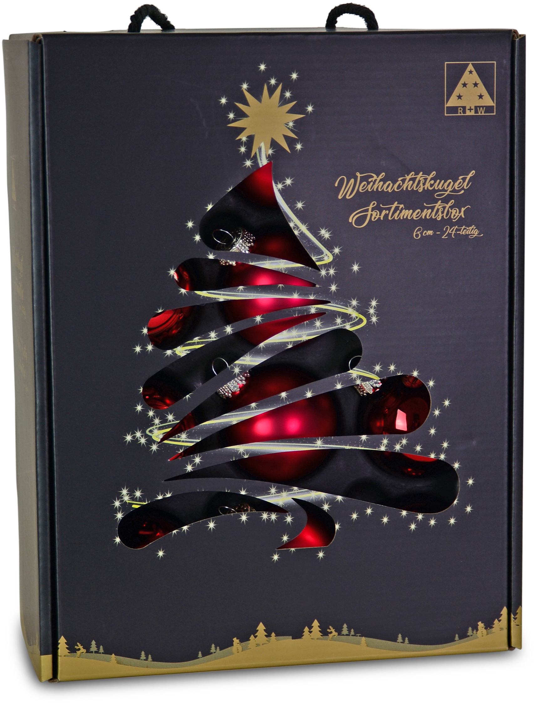 RIFFELMACHER & WEINBERGER Weihnachtsbaumkugel "Weihnachtsdeko rot, Christba günstig online kaufen