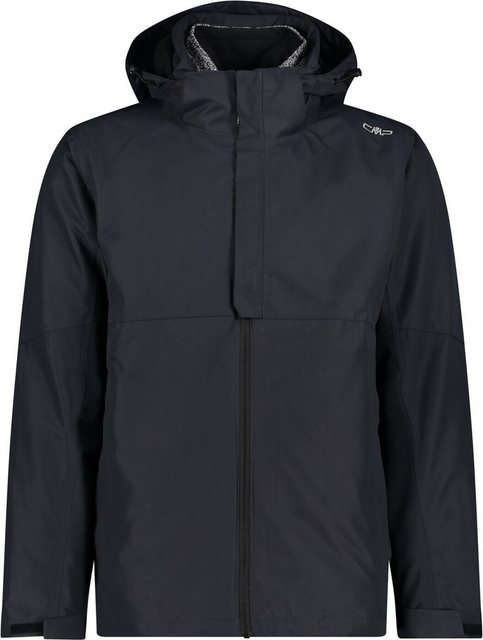 CMP Funktionsjacke MAN JACKET ZIP HOOD DETACHABLE INN.JACKET ANTHRACITE günstig online kaufen