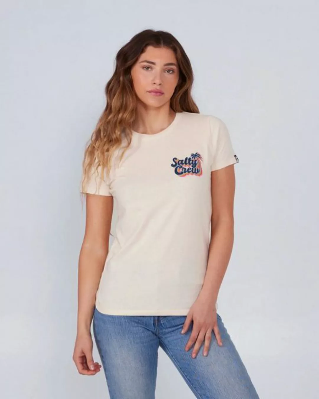 Salty Crew T-Shirt Salty Crew Salty Seventies Classic T-Shirt Bone M günstig online kaufen