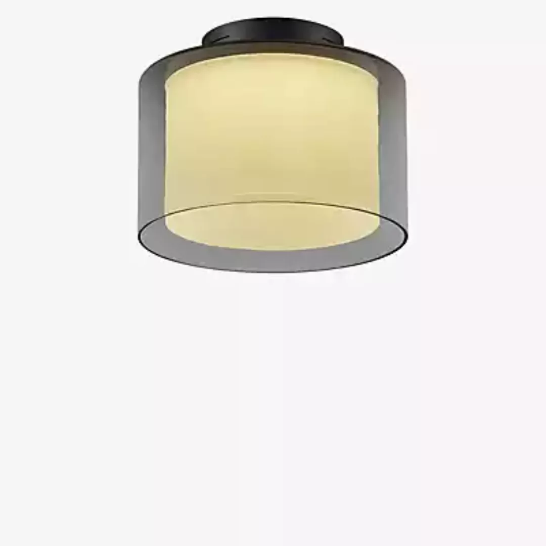 Bankamp Grand Deckenleuchte LED, anthrazit matt/Glas rauch - ø32 cm günstig online kaufen