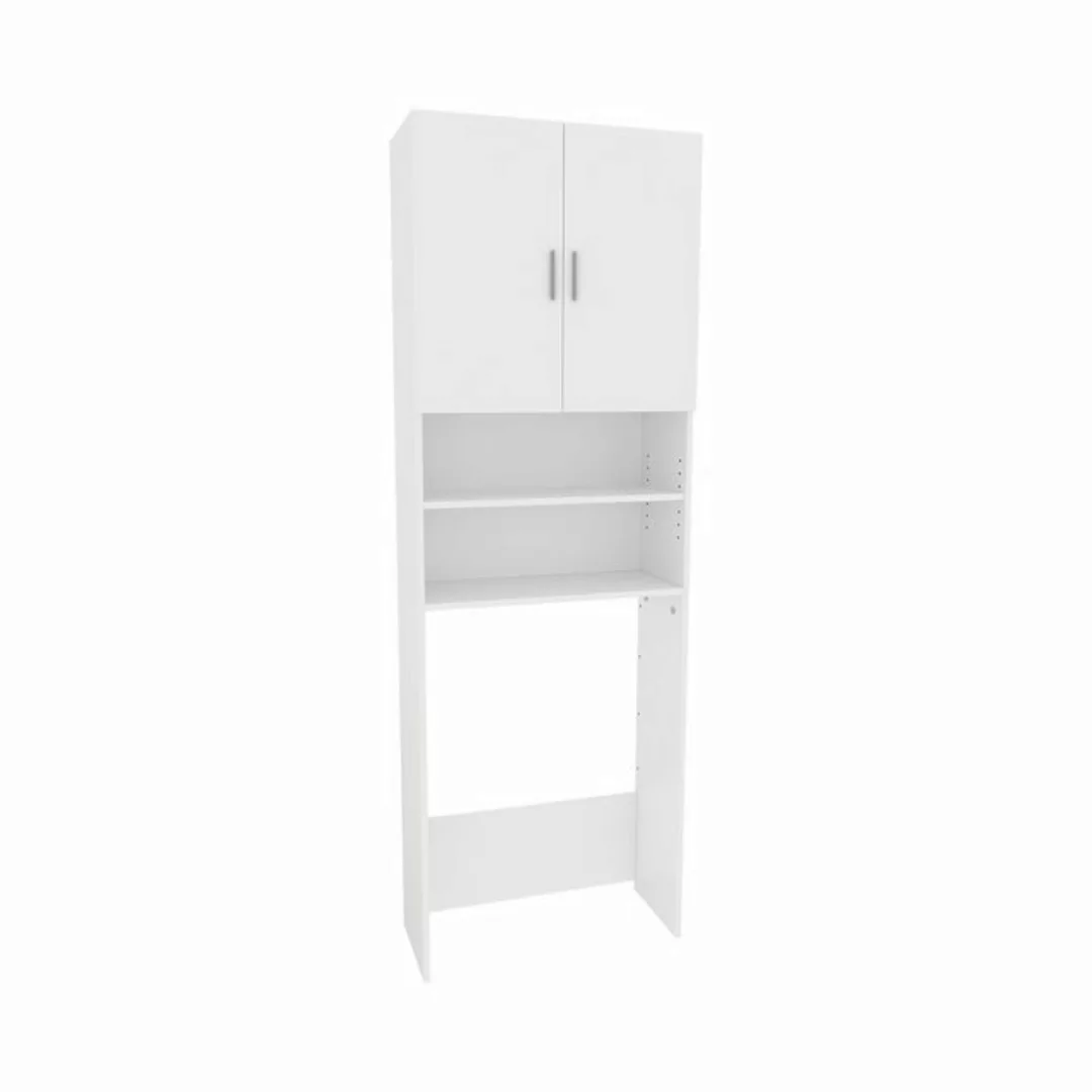 Livinity® Hochschrank Waschmaschinenschrank MARTHA Weiß günstig online kaufen