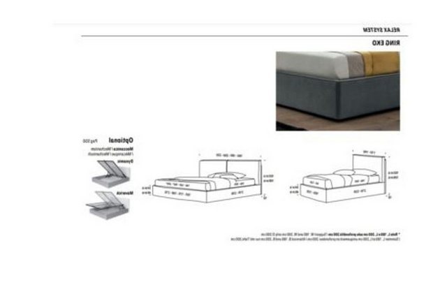 Xlmoebel Polsterbett Bett Polster Design Doppel Betten 200x200cm Luxus Schl günstig online kaufen