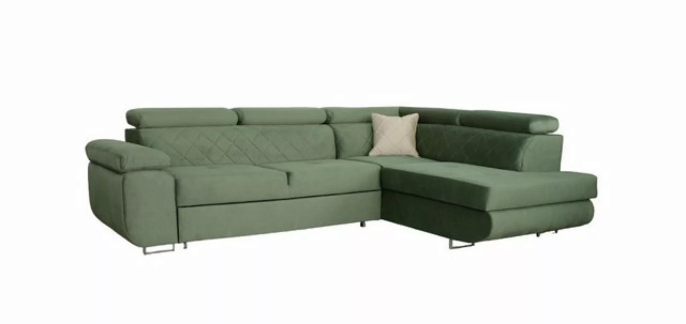 JVmoebel Ecksofa Luxus Möbel Wohnlandschaft Ecksofa L-form Polster Sofa Tex günstig online kaufen