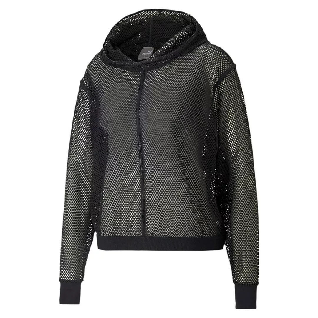 Puma Untamed Mesh Sweatshirt Mit Reißverschluss M Puma Black günstig online kaufen