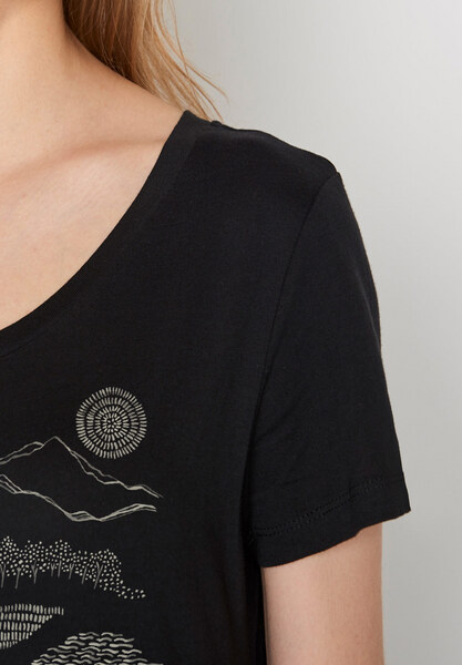 Nature Hut Forest Loves - T-shirt Für Damen günstig online kaufen