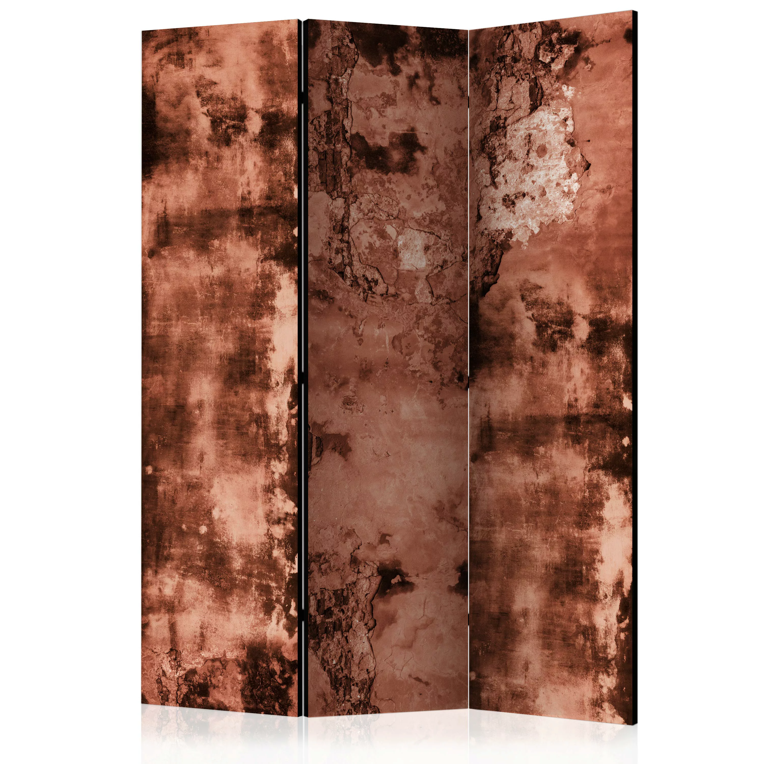 3-teiliges Paravent - Brown Concrete [room Dividers] günstig online kaufen