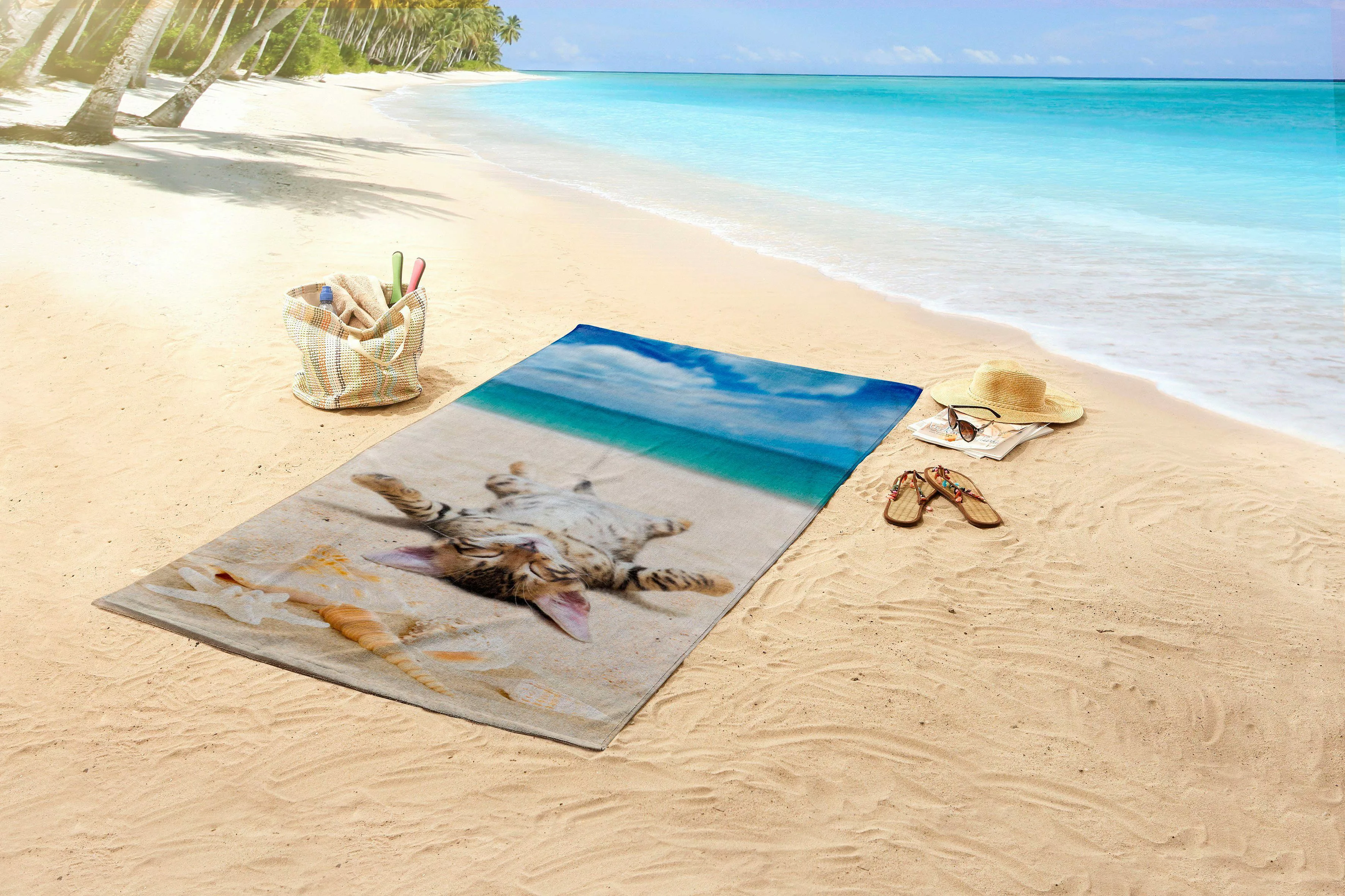 good morning Strandtuch Mikrofaser Strandtuch Liegetuch günstig online kaufen