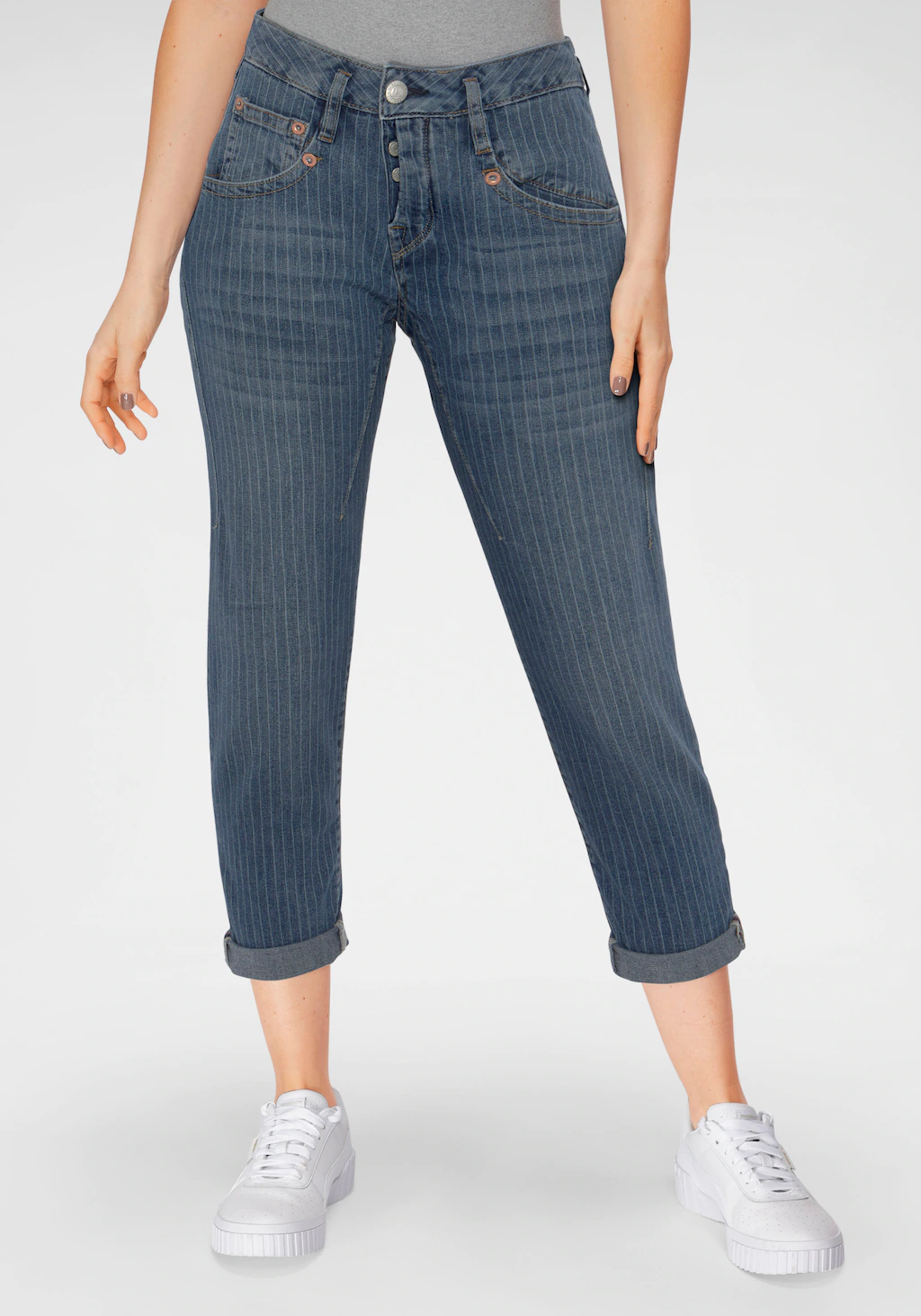 Herrlicher Boyfriend-Jeans "SHYRA CROPPED STRETCH" günstig online kaufen