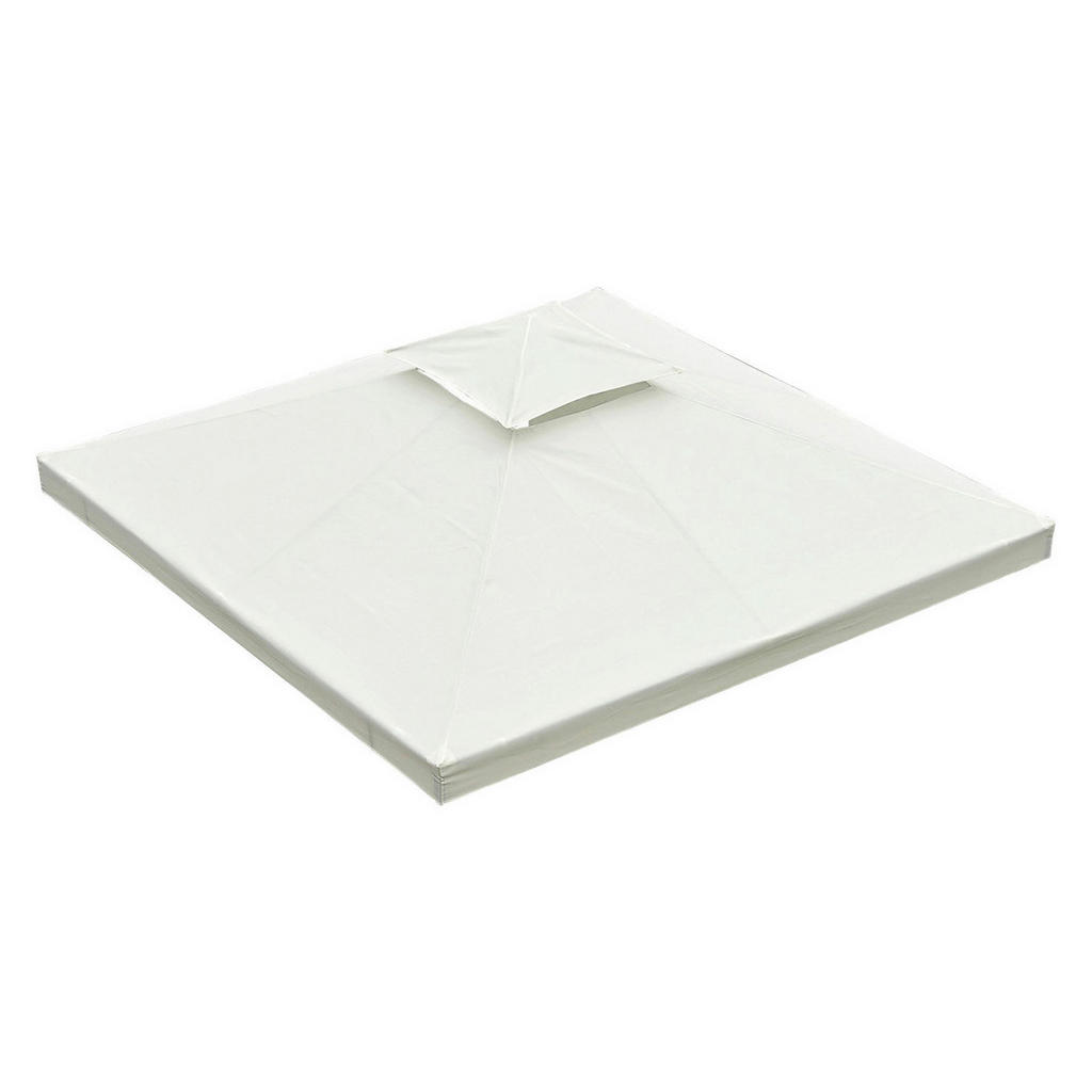 Outsunny Ersatzdach creme Polyester-Mischgewebe B/L: ca. 300x400 cm günstig online kaufen