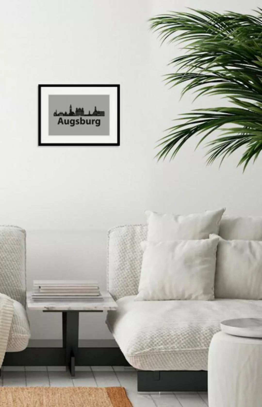 queence Bild »Augsburg Skyline«, Städte, (1 St.) günstig online kaufen