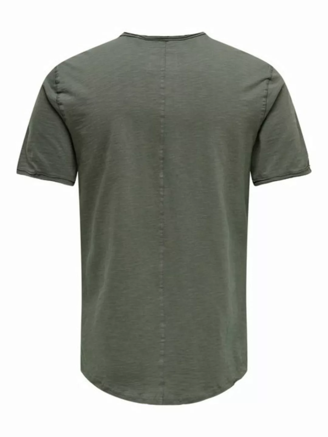 Only & Sons Herren Rundhals T-Shirt ONSBENNE LONGY - Regular Fit günstig online kaufen