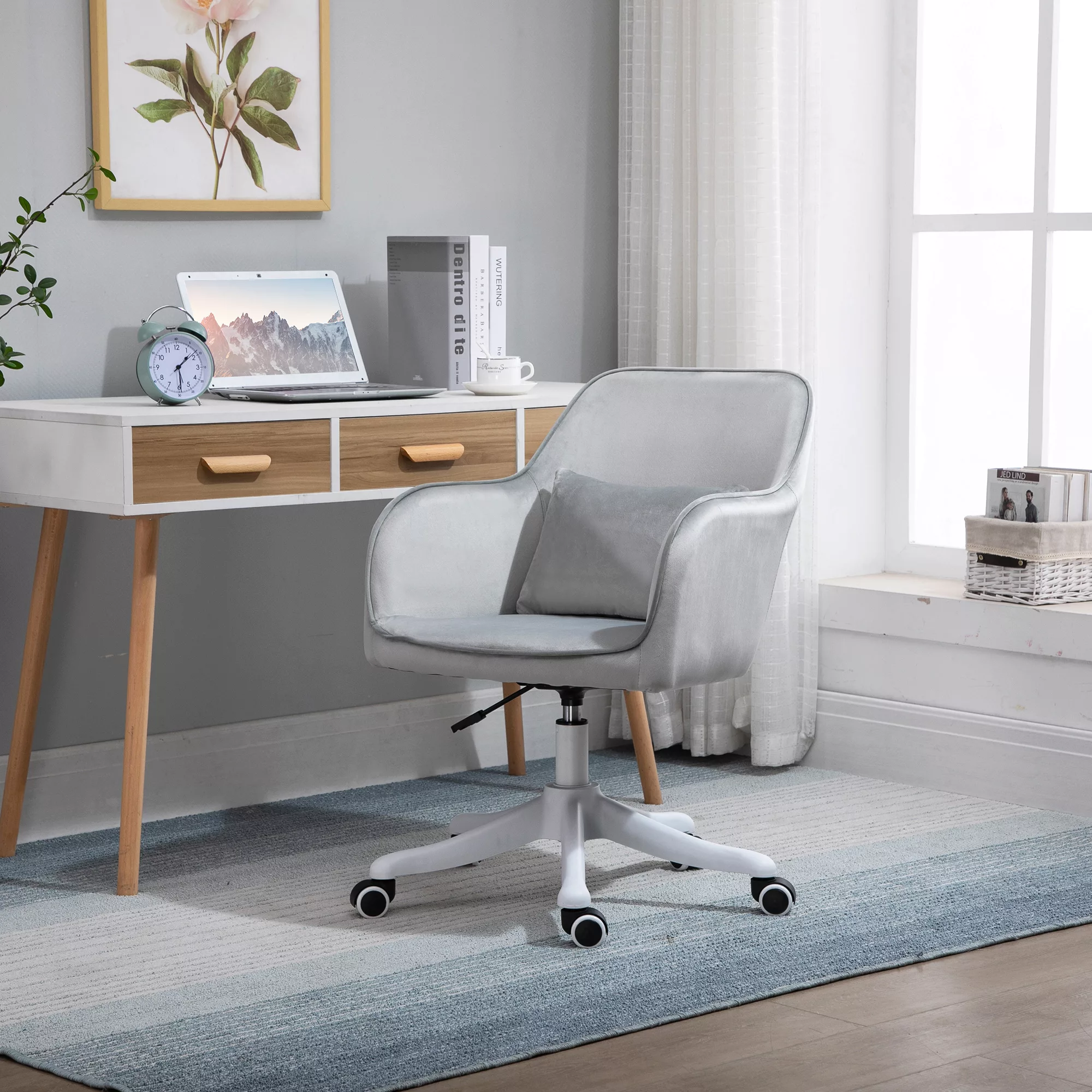 Vinsetto Massage Bürostuhl  Schreibtischstuhl mit Vibrationsfunktion, Lende günstig online kaufen