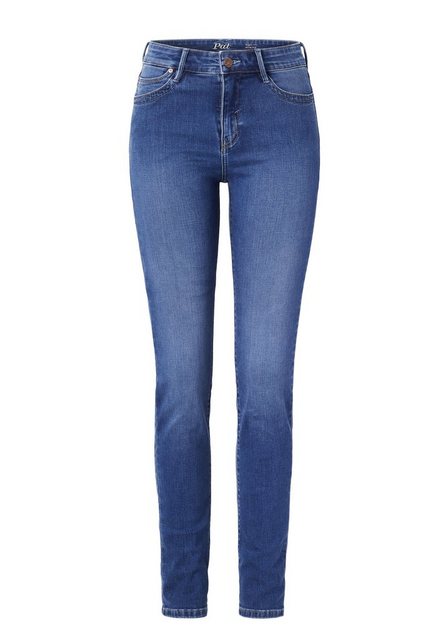 Paddock`s Damen Jeans Pat - Slim Fit Blau - Medium Stone Soft Used günstig online kaufen