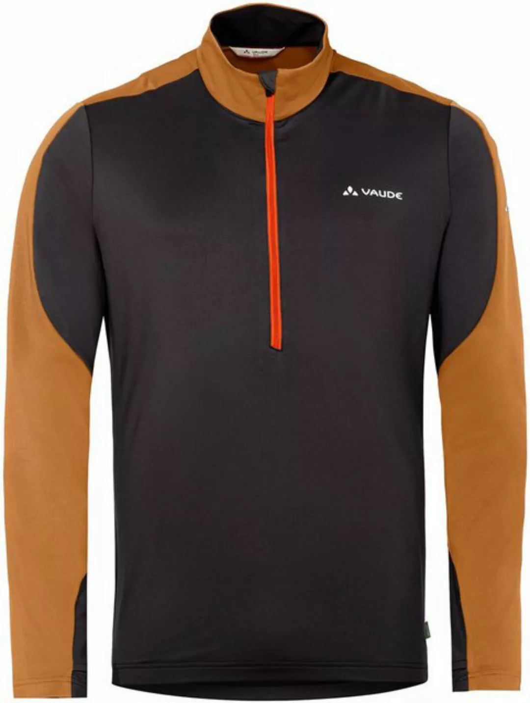 VAUDE Rollkragenshirt Me Livigno Halfzip II BLACK/SILT BROWN günstig online kaufen