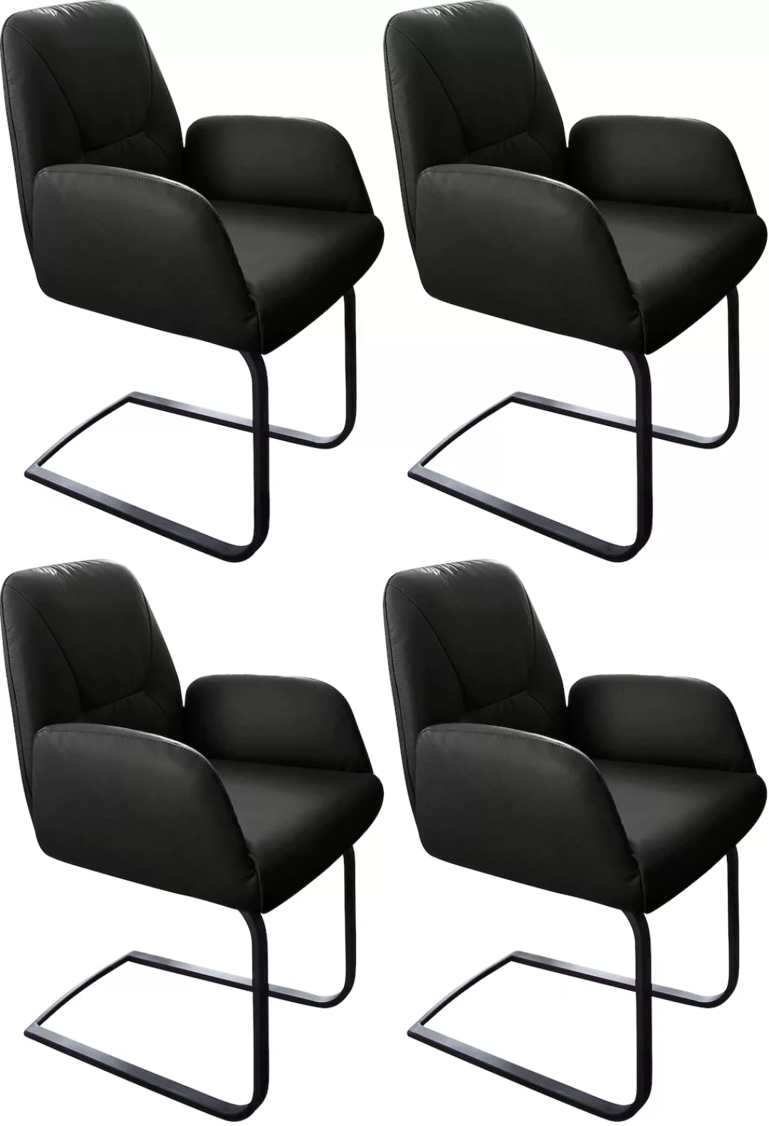 W.SCHILLIG Freischwinger "ole", (Set), 4 St., Longlife Xtra-Leder Z59, 2er- günstig online kaufen