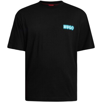 BOSS  T-Shirt Duwood T-Shirt mit neonfarbenem Rückenprint günstig online kaufen