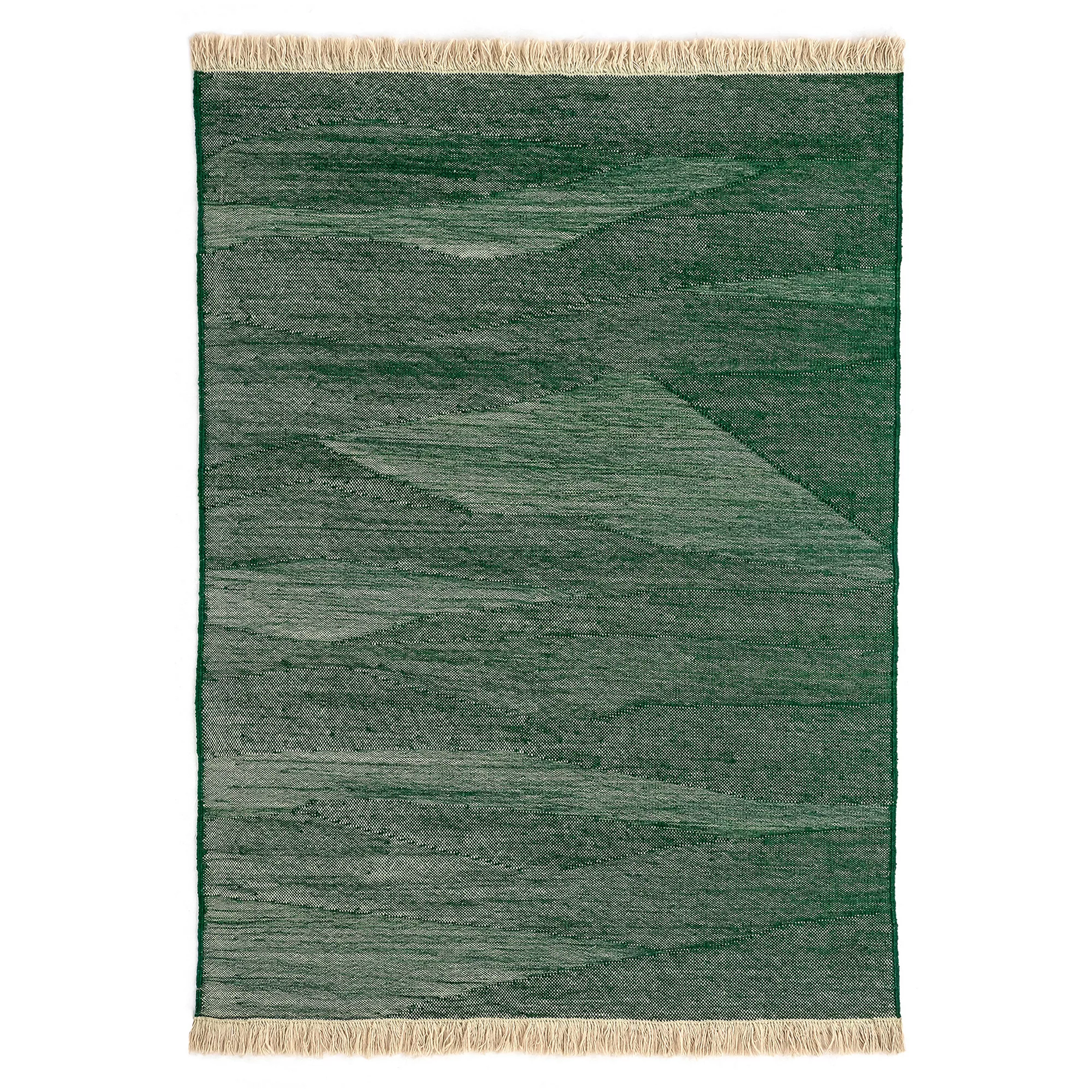 Nanimarquina - Telares Pine Teppich 200x300cm - grün/handgewebt/Ausführung günstig online kaufen