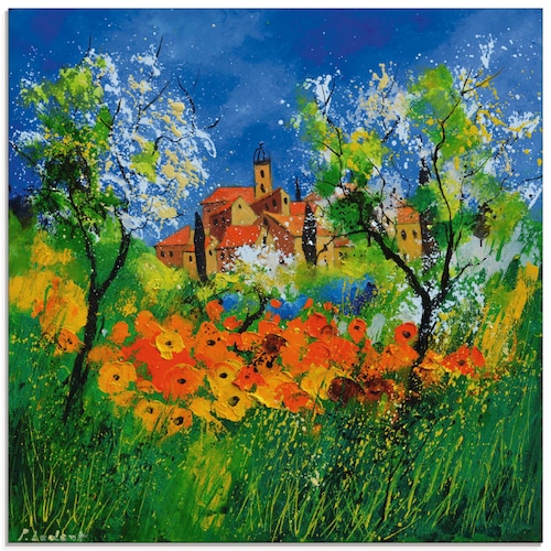 Artland Glasbild »Provence«, Garten, (1 St.), in verschiedenen Größen günstig online kaufen