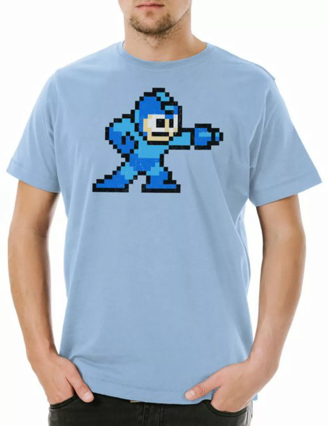 Urban Backwoods Print-Shirt Mega Boy Herren T-Shirt Game 16 Bit Retro Video günstig online kaufen