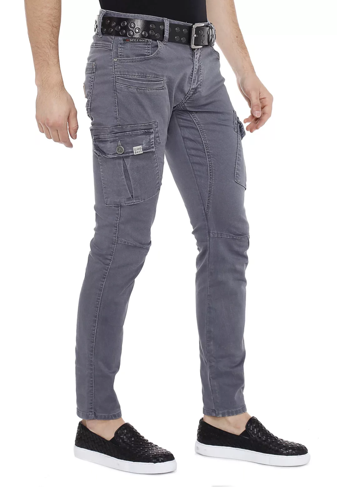 Cipo & Baxx Slim-fit-Jeans, mit Seitentaschen günstig online kaufen