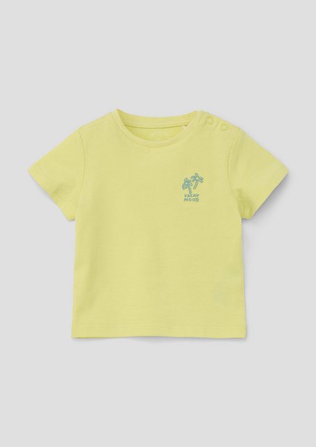 s.Oliver Kurzarmshirt T-Shirt aus Baumwolle mit Stickerei Stickerei günstig online kaufen