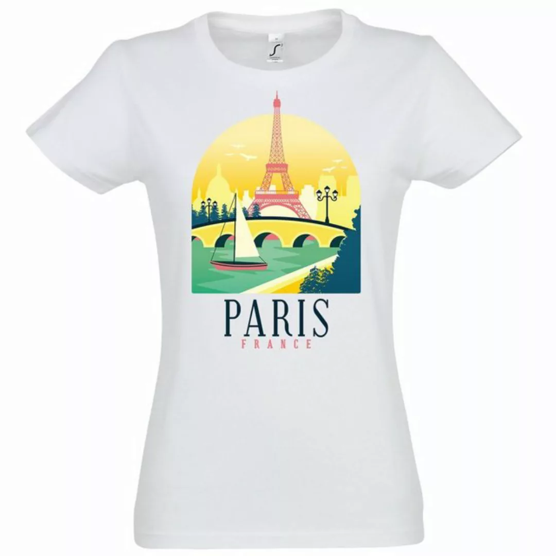 Youth Designz T-Shirt Paris Frankreich Damen Shirt mit trendigem Frontprint günstig online kaufen