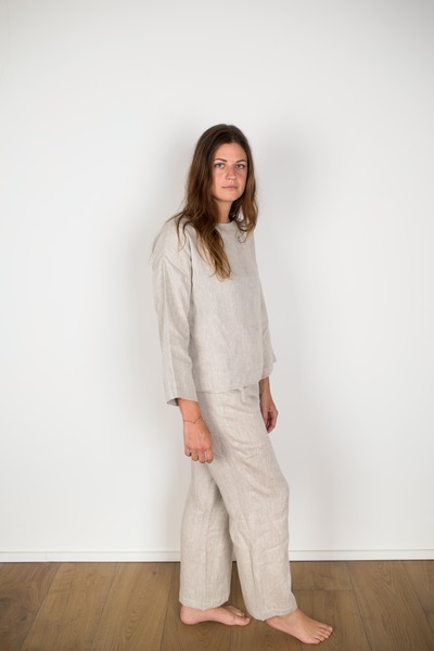 Pyjamahosen Camille Aus Leinen günstig online kaufen