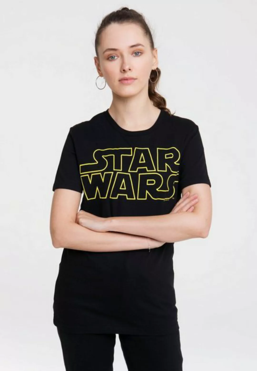 LOGOSHIRT T-Shirt "Star Wars - Logo", mit lizenziertem Originaldesign günstig online kaufen