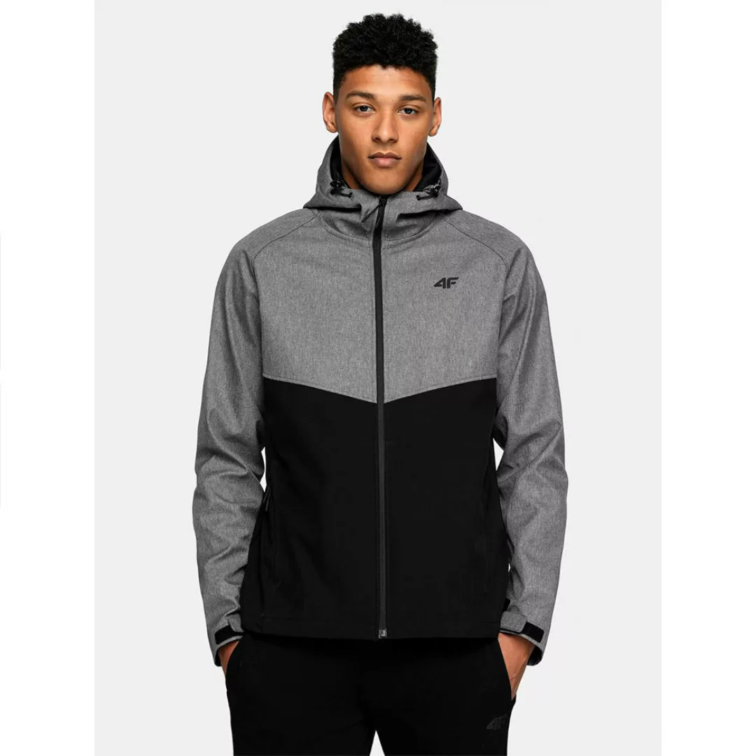 4f H4l21-sfm002 Jacket S Cold Light Grey Melange günstig online kaufen