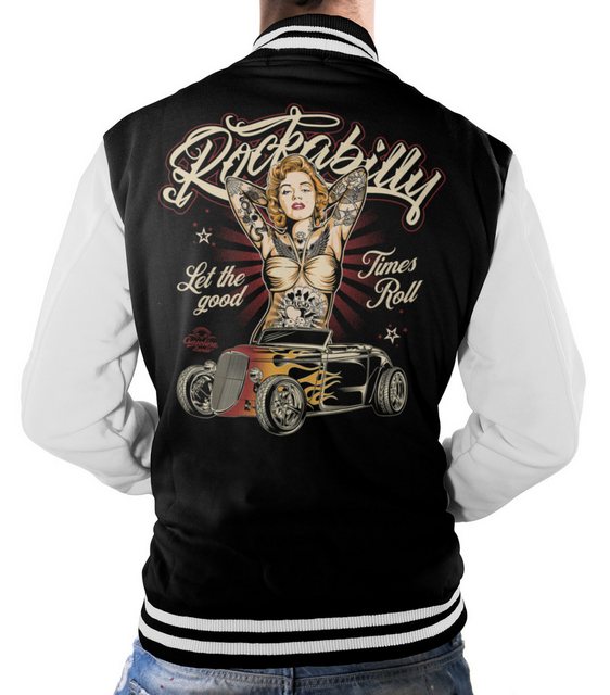 GASOLINE BANDIT® Collegejacke für Rockabilly Rock'n Roll Fans: Let The Good günstig online kaufen