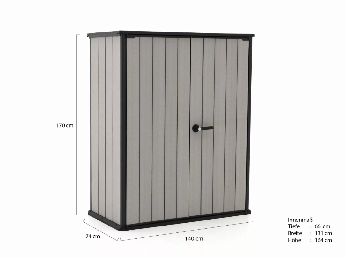 Keter High Store+ Shed Gartenbox 170 cm günstig online kaufen