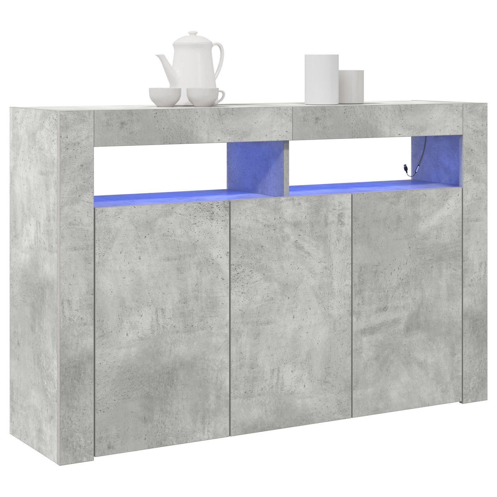vidaXL Sideboard Sideboard Beton Grau Engineered günstig online kaufen