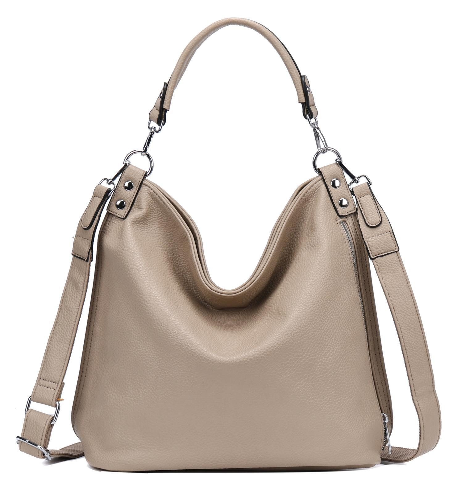 ITALYSHOP24 Schultertasche DAMEN XXL SHOPPER HOBO günstig online kaufen
