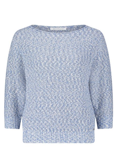 Betty&Co Strickpullover Betty & Co Strickpullover mit Lurexfaden (1-tlg) Ri günstig online kaufen