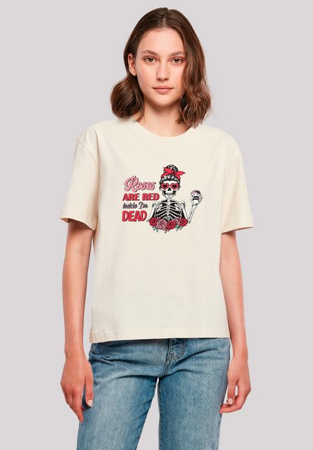 F4NT4STIC T-Shirt Anti Valentinstag Roses are red Premium Qualität günstig online kaufen