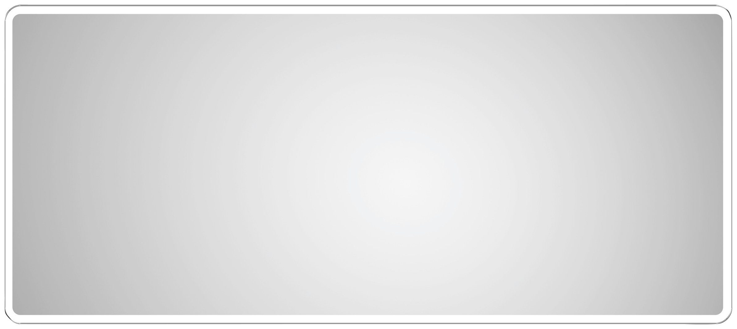 DSK Design LED-Lichtspiegel Silver Rio 160 cm x 70 cm günstig online kaufen