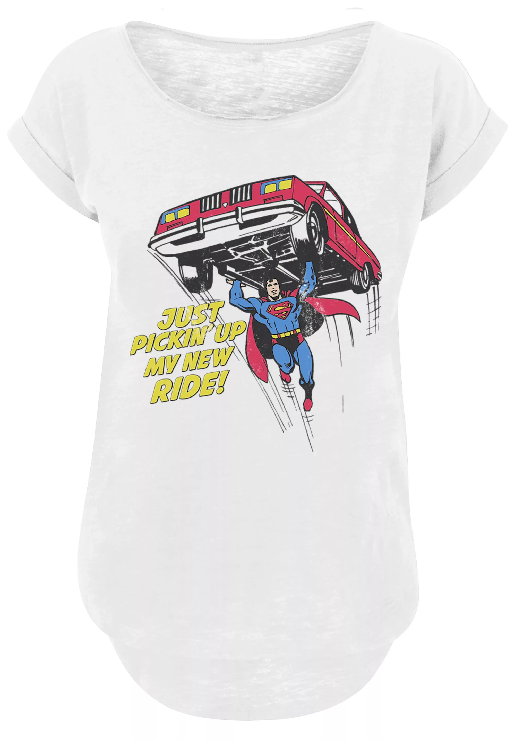 F4NT4STIC T-Shirt "DC Comics Superman New Ride Superheld", Damen,Premium Me günstig online kaufen