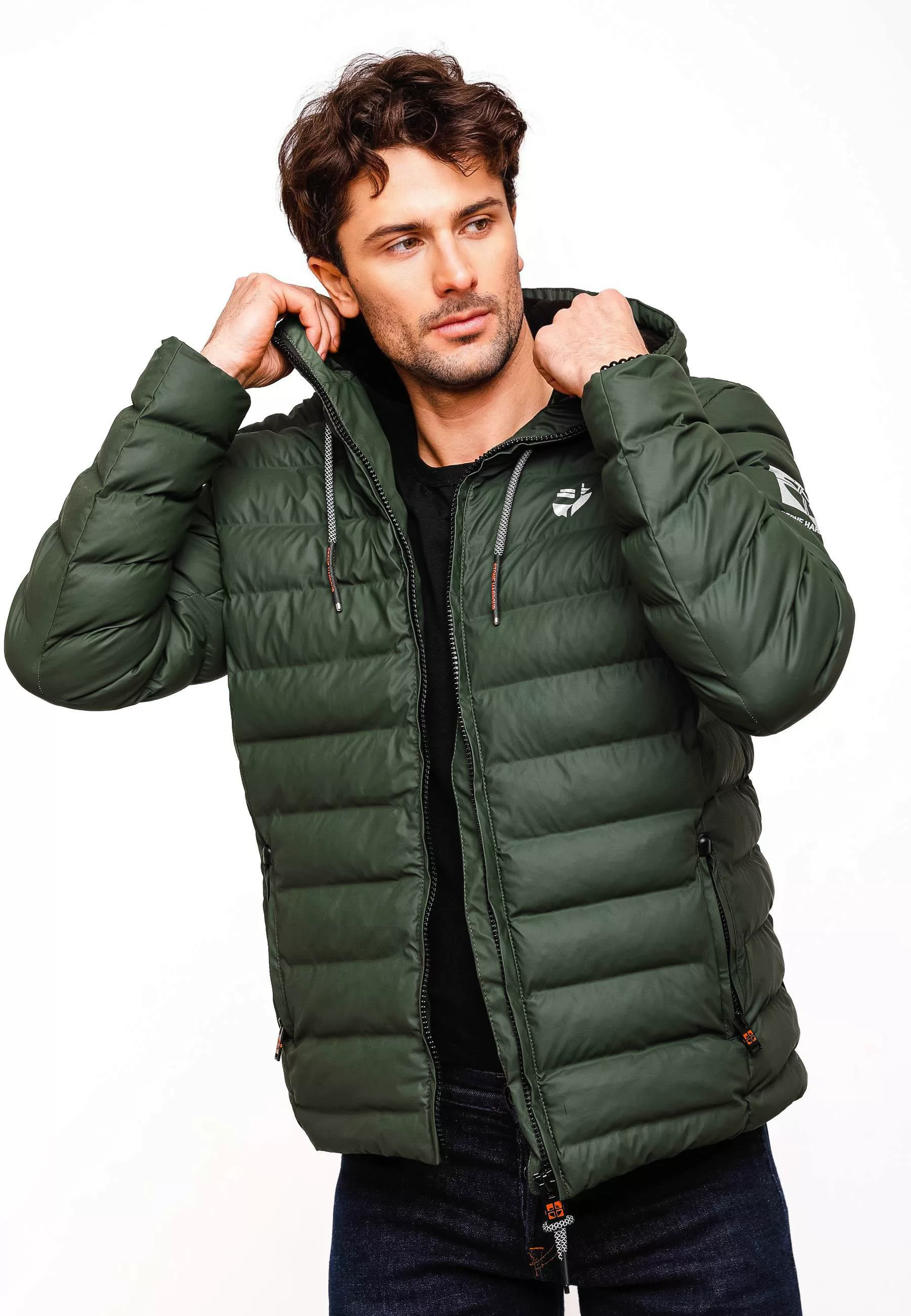 Stone Harbour Winterjacke "Zaharoo", mit Kapuze, Wasserdichte, gesteppte Re günstig online kaufen