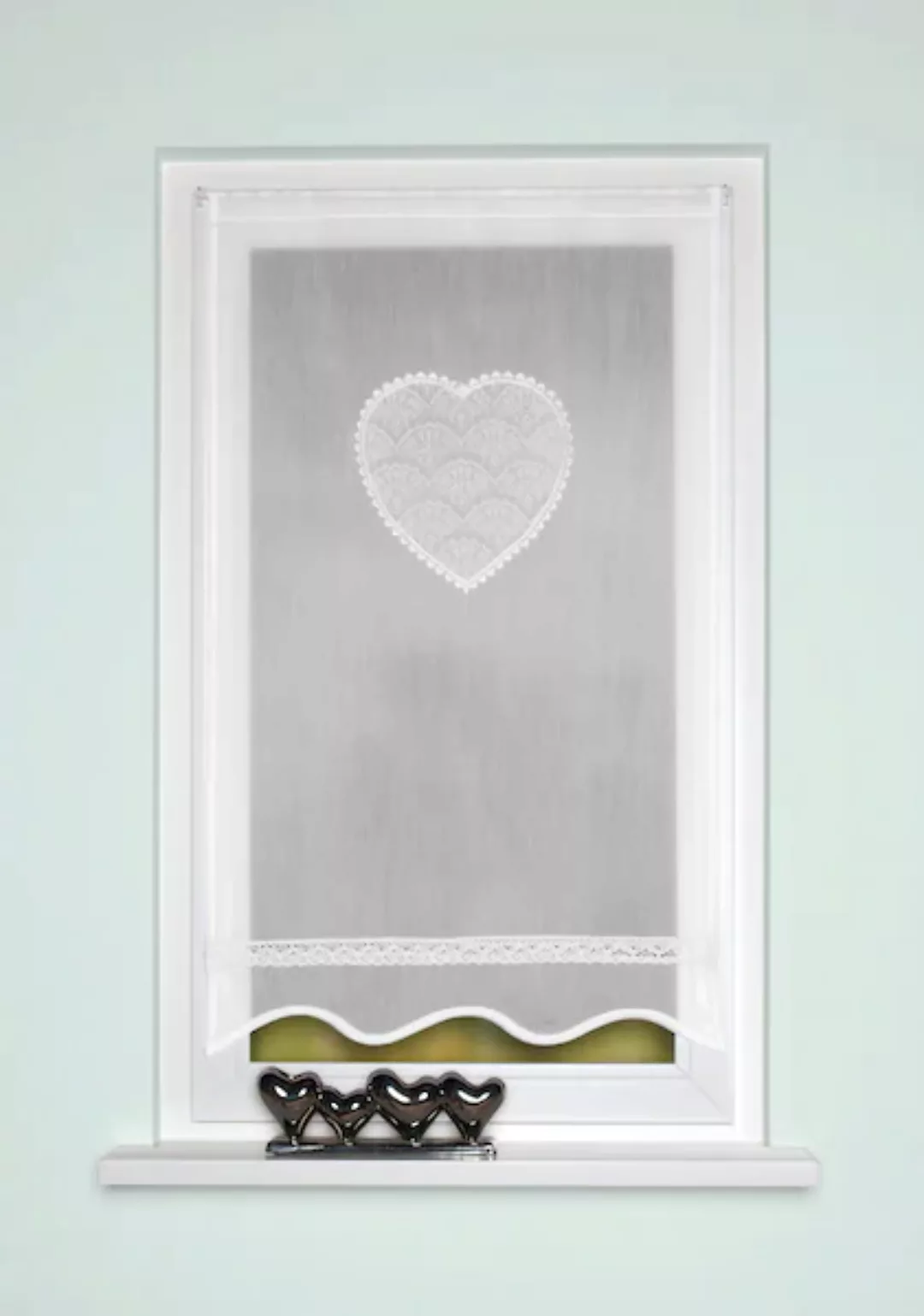 HOME WOHNIDEEN Türvorhang »CORAZON«, (1 St.), Tür-und Fensterbehang, Batist günstig online kaufen