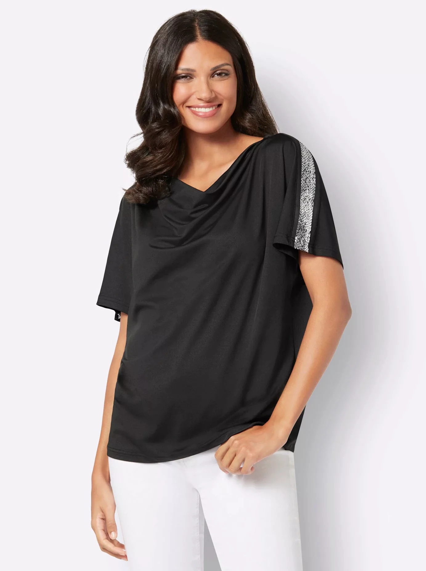 Classic Basics Wasserfallshirt "Wasserfallshirt" günstig online kaufen