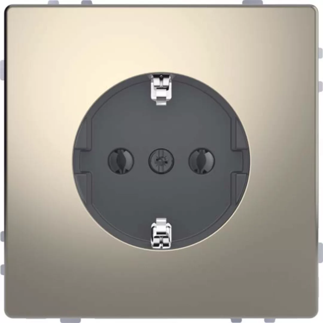 Merten SCHUKO-Steckdose nickelmet mit Steckklemmen MEG2301-6050 günstig online kaufen