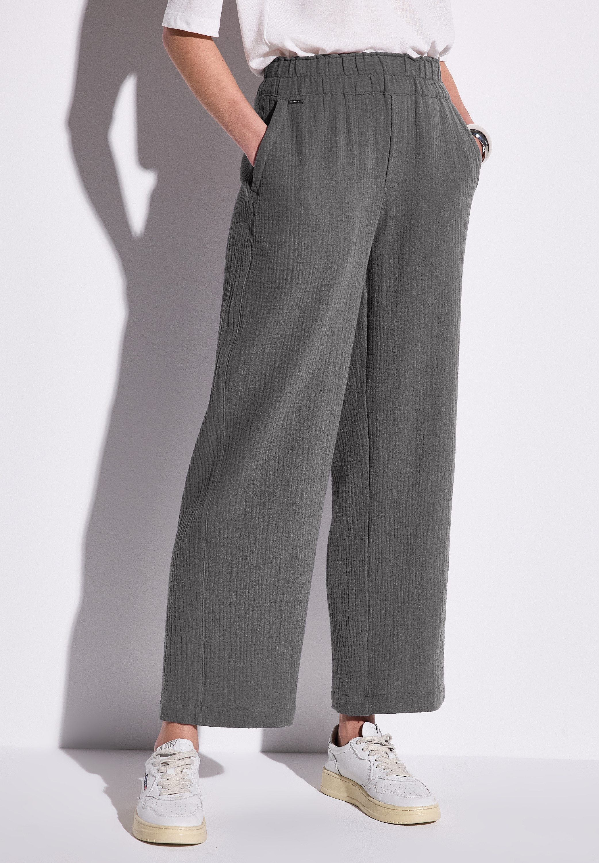 STREET ONE Bermudas "Style Yulius", Sommerhose mit Turn-Up günstig online kaufen