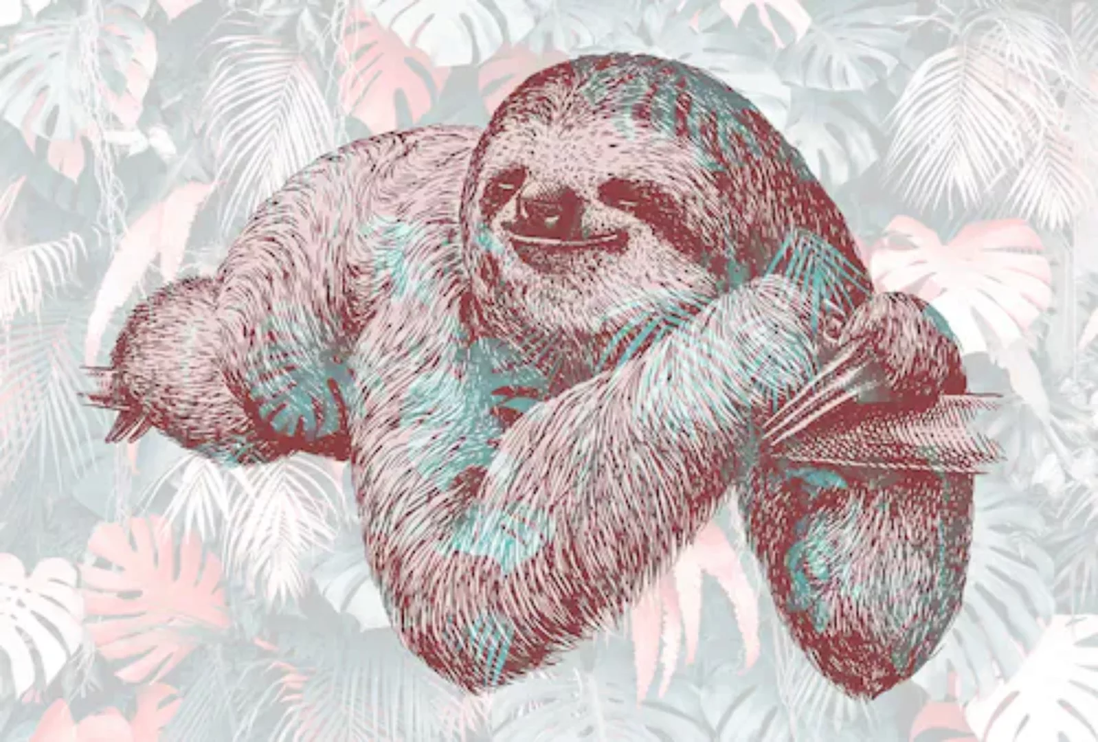 Architects Paper Fototapete »Atelier 47 Sloth Design 1«, botanisch günstig online kaufen