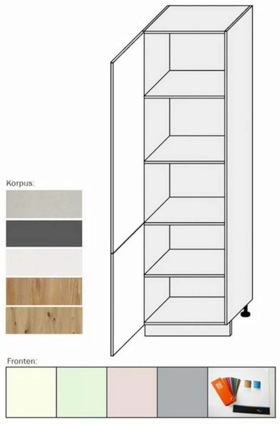 Feldmann-Wohnen Unterschrank Pescara (Pescara, 1-St) 84cm Front- und Korpus günstig online kaufen