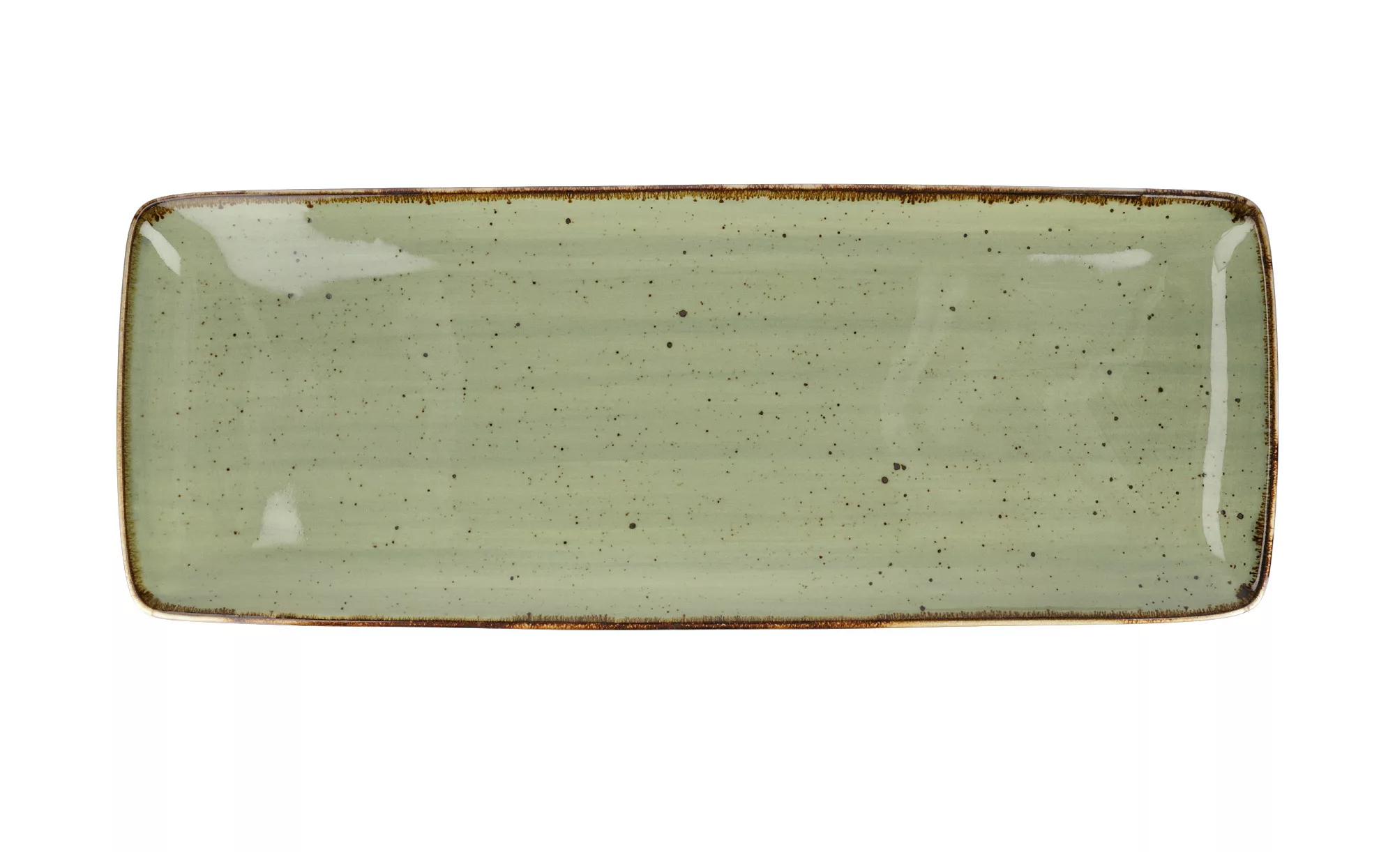 Peill+Putzler Platte 35,5cm - grün - Porzellan - 13,5 cm - 2,5 cm - Geschir günstig online kaufen