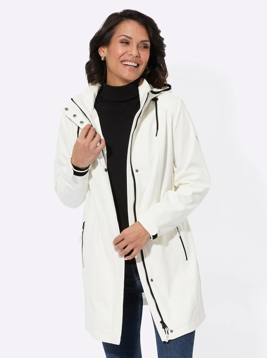 Casual Looks Softshelljacke, mit Kapuze günstig online kaufen