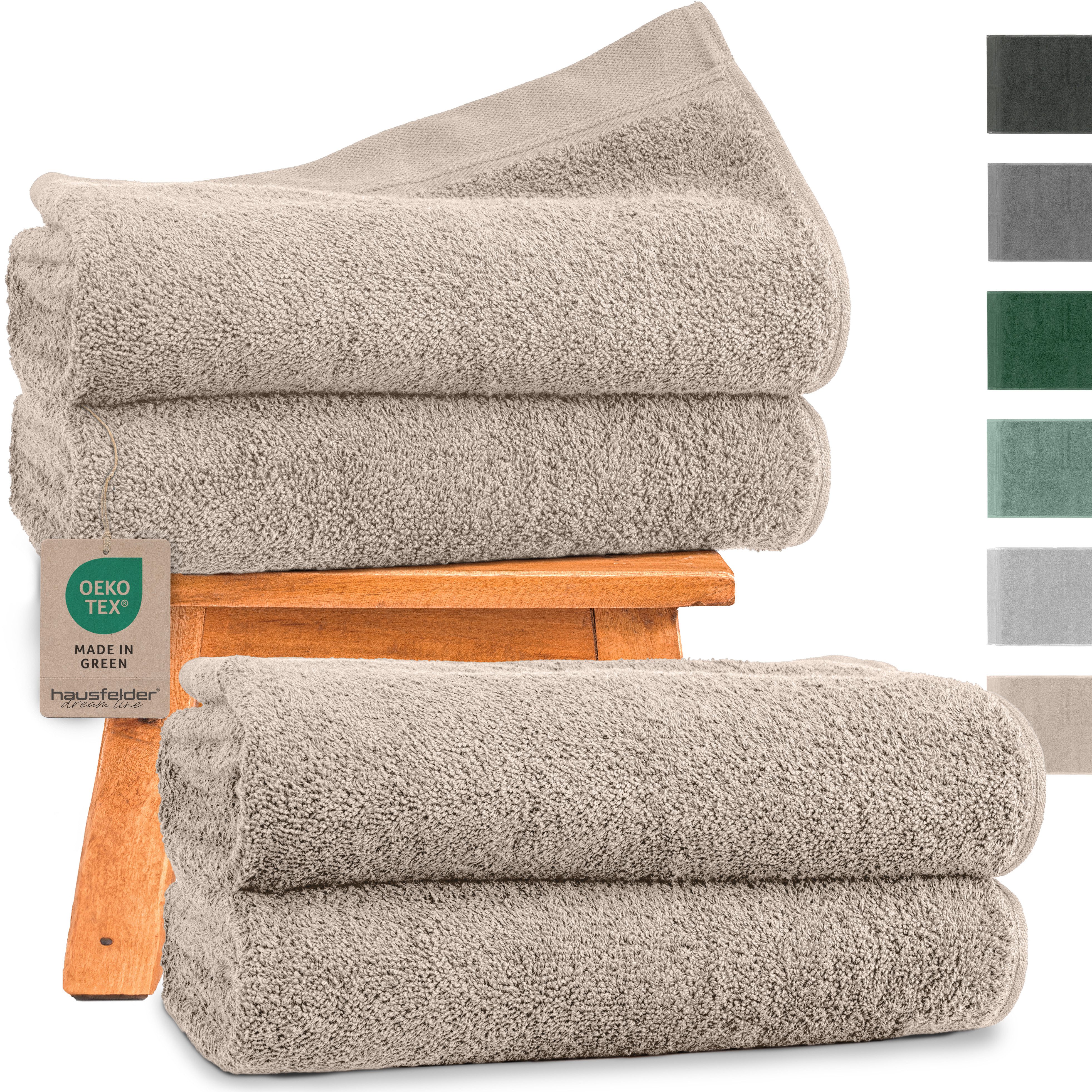 Hausfelder Duschtücher Premium Duschtuch 4er Set günstig online kaufen