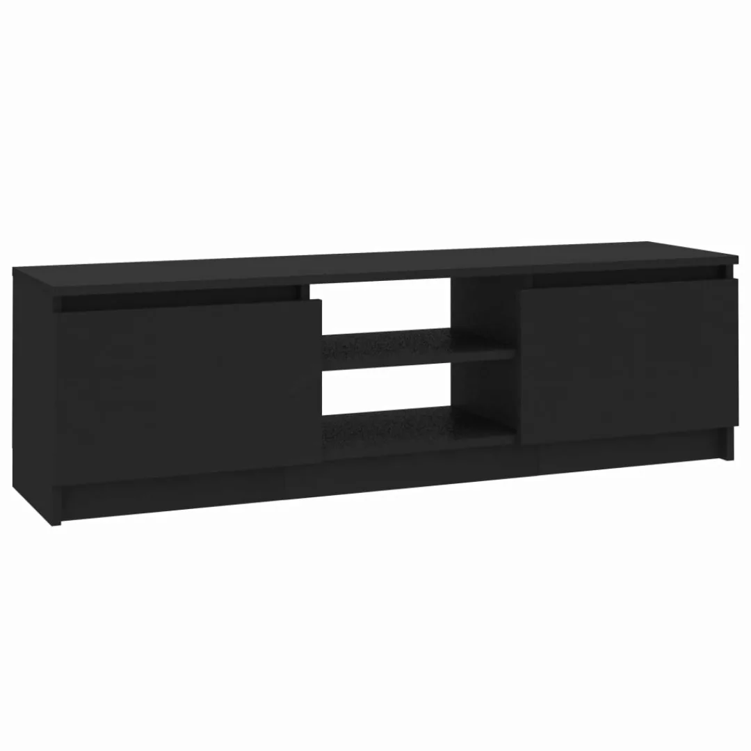 Tv-schrank Schwarz 120×30×35,5 Cm Spanplatte günstig online kaufen