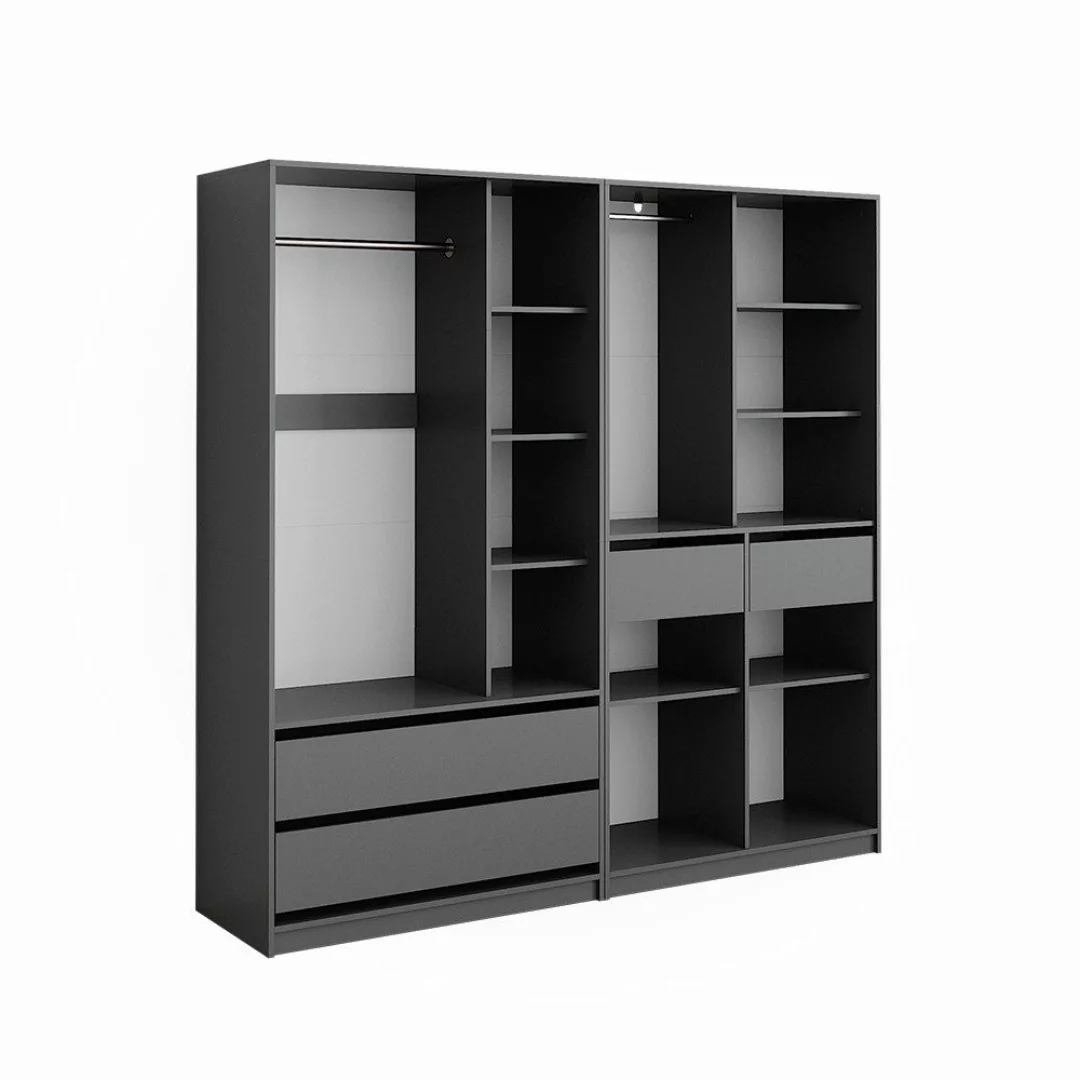 Vicco Kleiderschrank Elmo, Anthrazit, 100 x günstig online kaufen